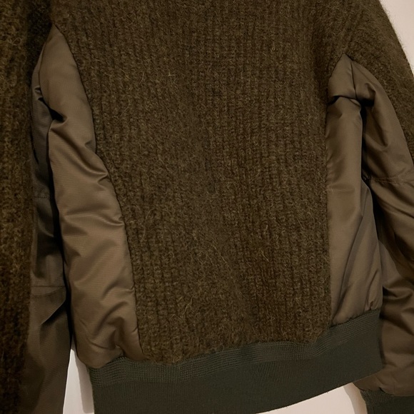 rag & bone Oakes Wool Blend Sweater Bomber - Picture 11 of 12